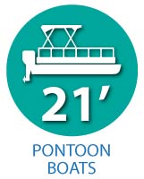 21' Pontoon Boats